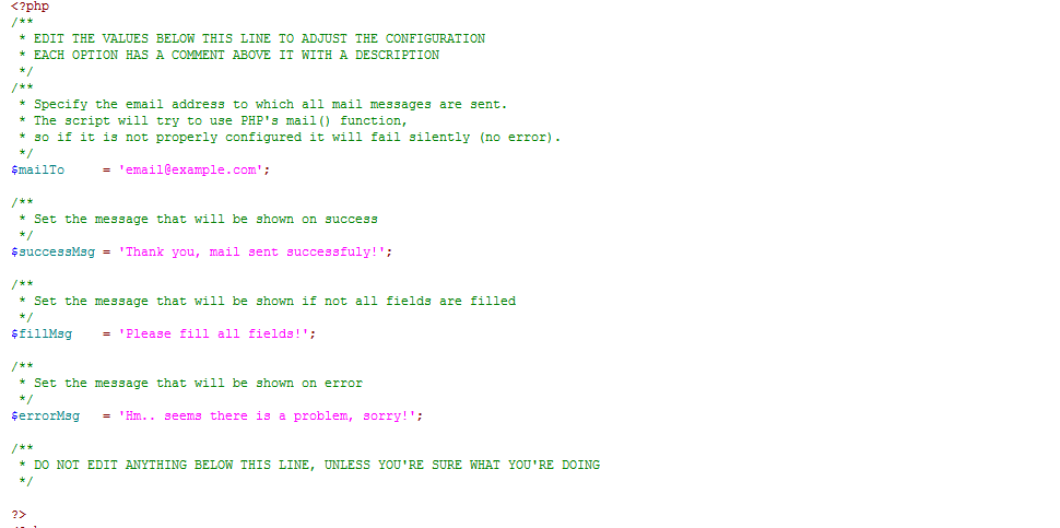 Modification - hth